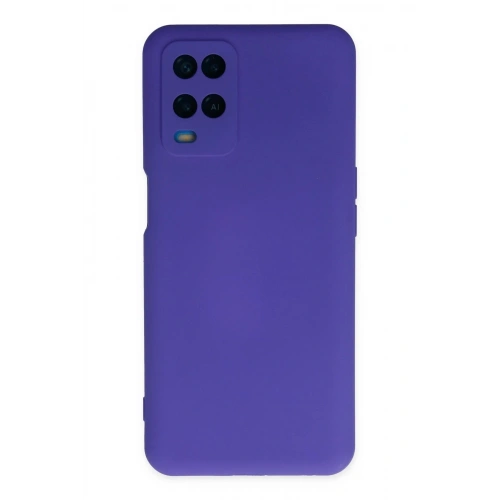 Durukar®   A54 4G Kılıf Nano içi Kadife Silikon - Mor