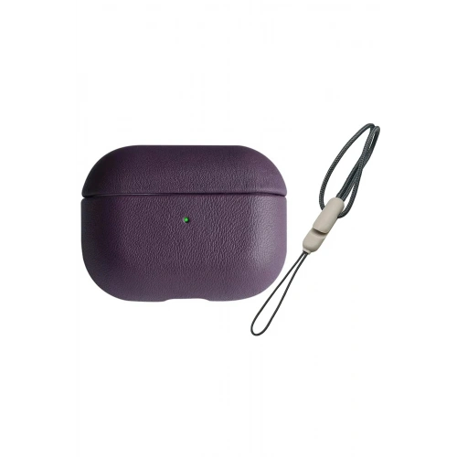 Durukar®  Airpods 3 (3.nesil) 405 Deri Kılıf - Mor