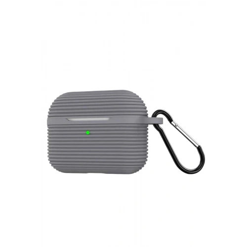 Durukar®  Airpods Pro 3 (3.nesil) Raven Silikon Kılıf - Gri