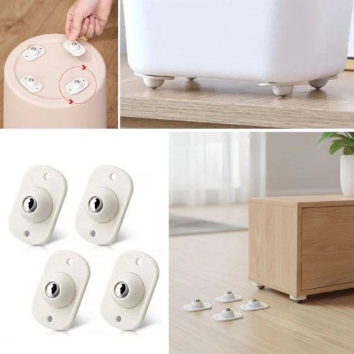 Durukar® 4-Wheel Sliding Apparatus for White Goods and Furniture – Practical Slider Set for Light and Medium Weight Products