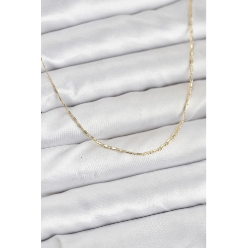 Durukar® CM 14K Gold Renk Kesme Model 60 cm Kadın Kolye