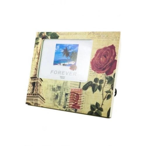 Durukar® Decotown Decorative Patterned Frame Rose-Motif Photo Frame