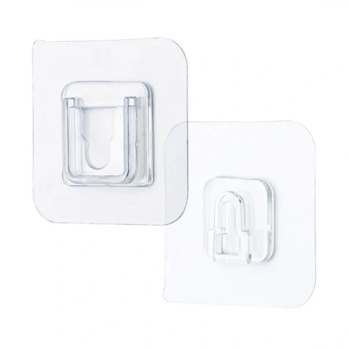 Durukar® Item Stabilizing Strap 10 Pairs Transparent Double-Sided Adhesive Interlocking Clips