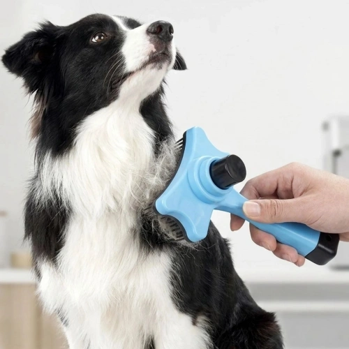 Durukar® Evcil Hayvan Kedi Köpek Tüy Toplayıcı Otomatik Tuşlu Pet Tarak