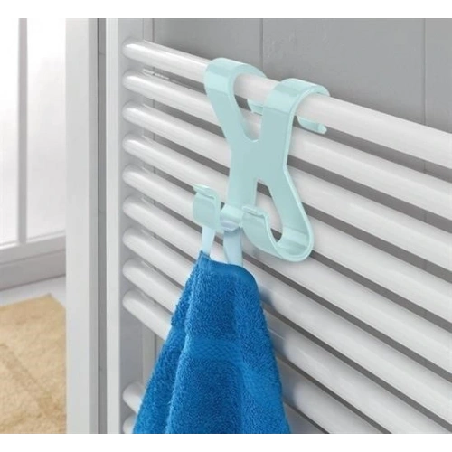 Durukar® Hang it Pratik Kolay Taşımabilir Havlupan 2 Kancalı Banyo Askısı