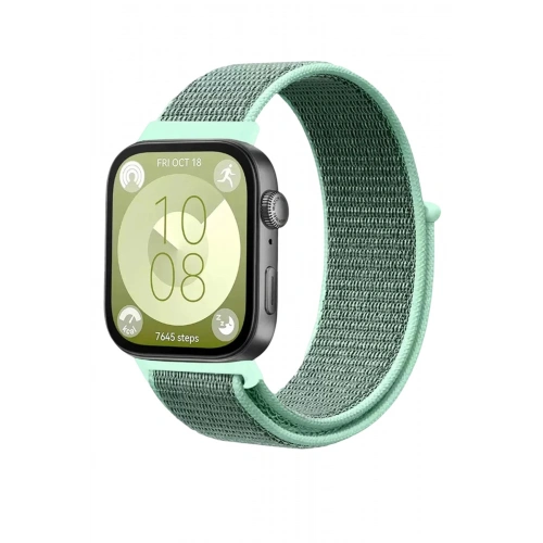 Durukar®  Huawei Fit 4 Hasırlı Cırtcırtlı Kordon - Turkuaz