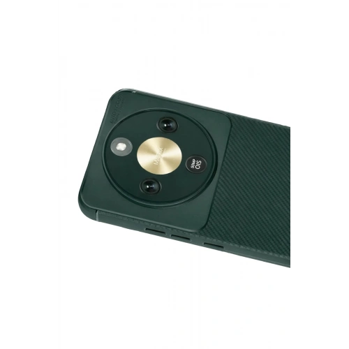 Durukar®  Huawei Honor Magic 8 Lite Auto Focus Karbon Kapak - Koyu Yeşil