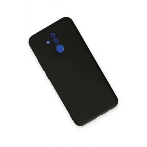Durukar®  Huawei Mate 20 Lite Kılıf Nano içi Kadife Silikon - Siyah