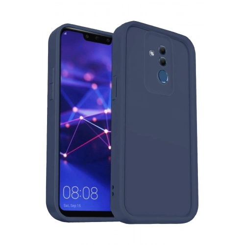 Durukar®  Huawei Mate 20 Lite Kılıf Viera Silikon - Lacivert