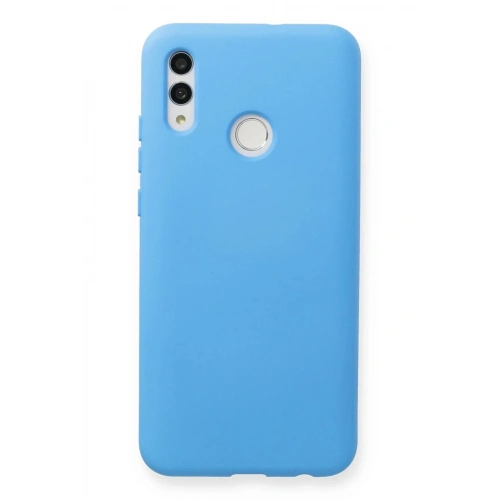 Durukar®  Huawei P Smart 2019 Kılıf Nano içi Kadife Silikon - Mavi