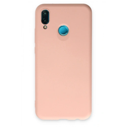 Durukar®  Huawei P20 Lite Kılıf Nano içi Kadife Silikon - Pudra
