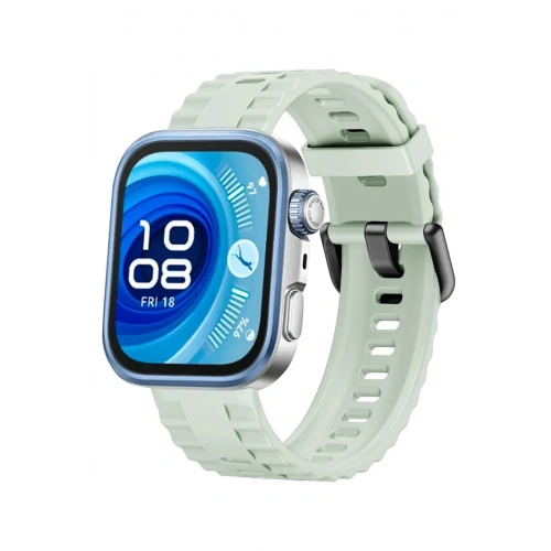 Durukar®  Huawei Watch Fit 3 Klasik Kordon - Açık Yeşil