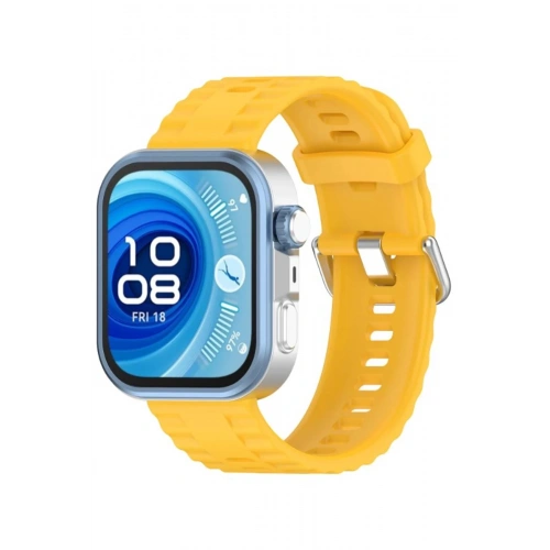 Durukar®  Huawei Watch Fit 3 Klasik Kordon - Sarı