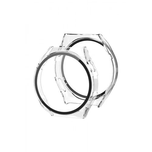 Durukar®  Huawei Watch GT3 46mm Dota Camlı Kasa Ekran Koruyucu - Şeffaf