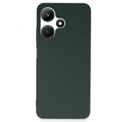 Durukar®  İnfinix Hot 30i Kılıf First Silikon - Koyu Yeşil
