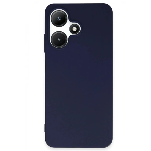 Durukar®  İnfinix Hot 30i Kılıf First Silikon - Lacivert