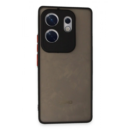 Durukar®  İnfinix Zero 30 4G Kılıf Montreal Silikon Kapak - Siyah
