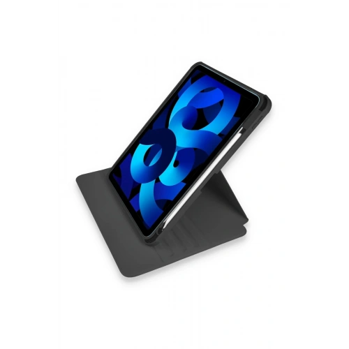 Durukar®  iPad 10.2 (7.nesil) Kılıf Starling 360 Kalemlikli Tablet Kılıf - Siyah