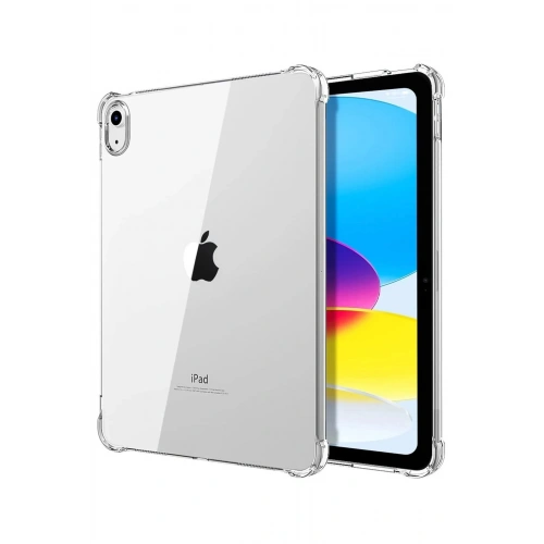 Durukar®  iPad 2022 10.9 (10.nesil) Kılıf Anti Shock Tablet Silikon - Şeffaf