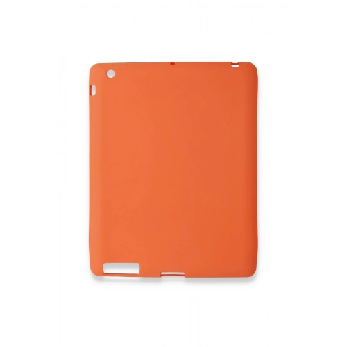 Durukar®  iPad 4 9.7 Kılıf Evo Tablet Silikon - Turuncu