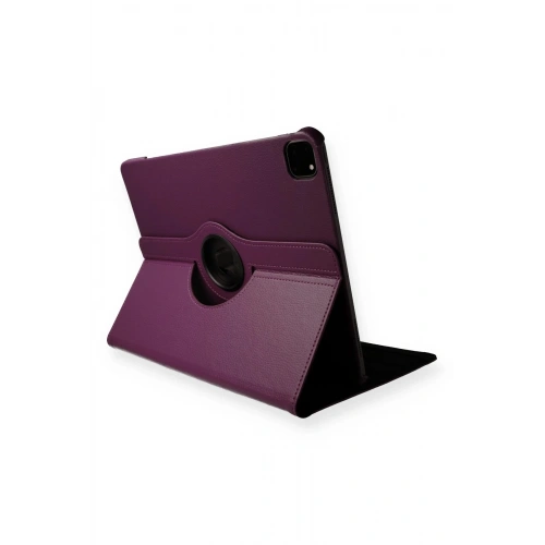 Durukar®  iPad Pro 11 (2020) Kılıf 360 Tablet Deri Kılıf - Mürdüm