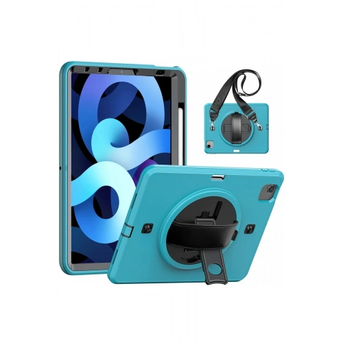 Durukar®  iPad Pro 11 (2020) Kılıf Strap-C Otterbox Tablet Kapak - Mavi