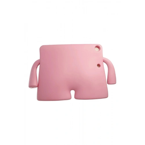 Durukar®   iPad Pro 13 (2024) Karakter Tablet Silikon - Açık Pembe