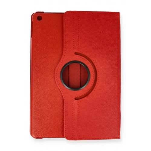 Durukar®  iPad Pro 13 (2024) Kılıf 360 Tablet Deri Kılıf - Kırmızı