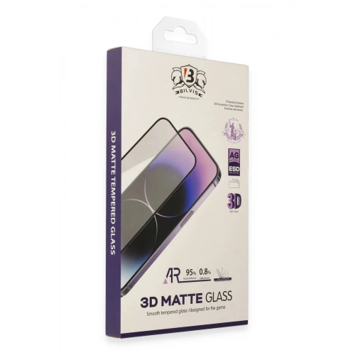 Durukar®  iPhone 11 Bilvis 3D Mat Cam Ekran Koruyucu