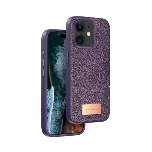 Durukar®   iPhone 11 Bright Simli Kapak - Derin Mor