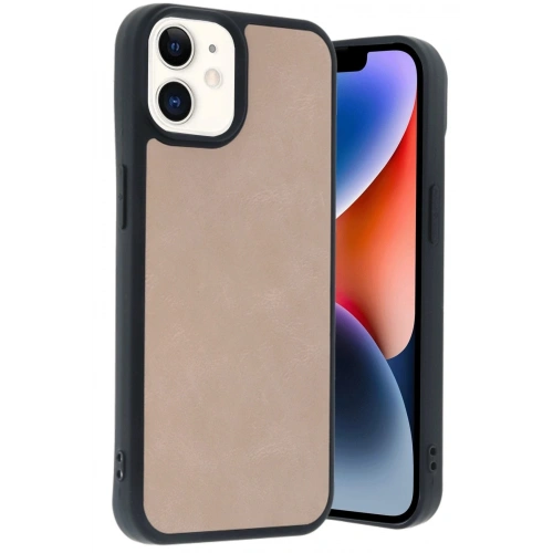 Durukar®  iPhone 11 Kılıf Aras Deri Kapak - Pudra