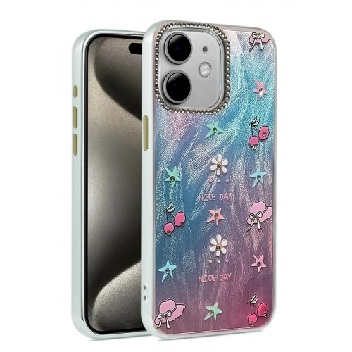 Durukar®  iPhone 11 Kılıf Blade Aynalı Desenli Kapak - Desen 4