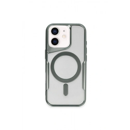 Durukar®  iPhone 11 Kılıf Boyi Magsafe Silikon Kapak - Yeşil