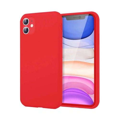 Durukar®   iPhone 11 Kılıf First Silikon - Kırmızı
