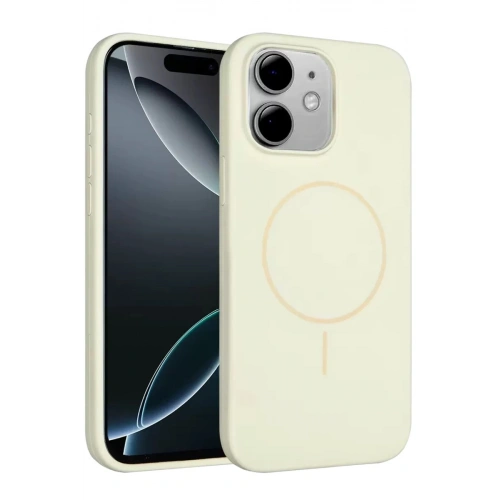 Durukar®   iPhone 11 Kılıf Jully Magsafe Kapak - Bej