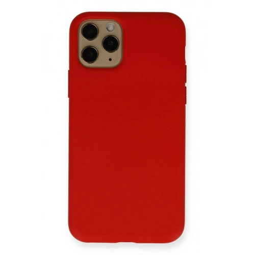 Durukar®  iPhone 11 Pro Kılıf Nano içi Kadife Silikon - Kırmızı