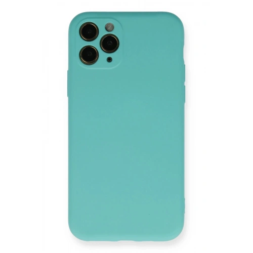 Durukar®  iPhone 11 Pro Kılıf Nano içi Kadife Silikon - Turkuaz