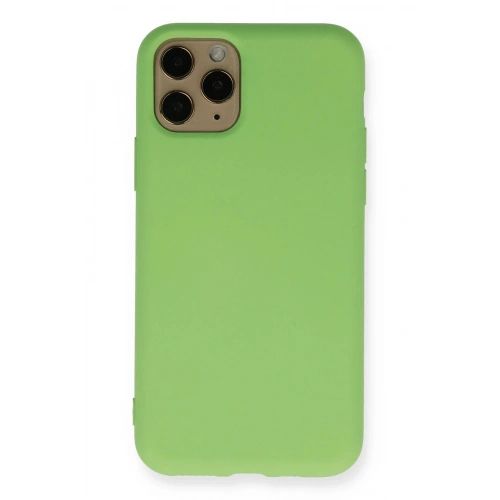 Durukar®  iPhone 11 Pro Kılıf Nano içi Kadife Silikon - Yeşil