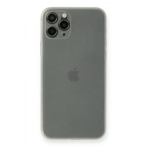 Durukar®  iPhone 11 Pro Kılıf PP Ultra İnce Kapak - Beyaz