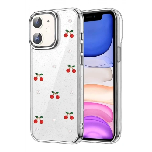 Durukar®   iPhone 12 Fiyonk Desenli Kapak - Desen 9