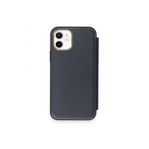 Durukar®  iPhone 12 Kılıf Dolpin Kapaklı - Lacivert