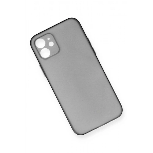 Durukar®  iPhone 12 Kılıf PP Ultra İnce Kapak - Gri