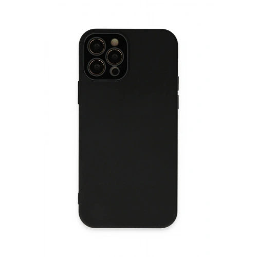 Durukar®  iPhone 12 Pro Kılıf Lansman Glass Kapak - Siyah