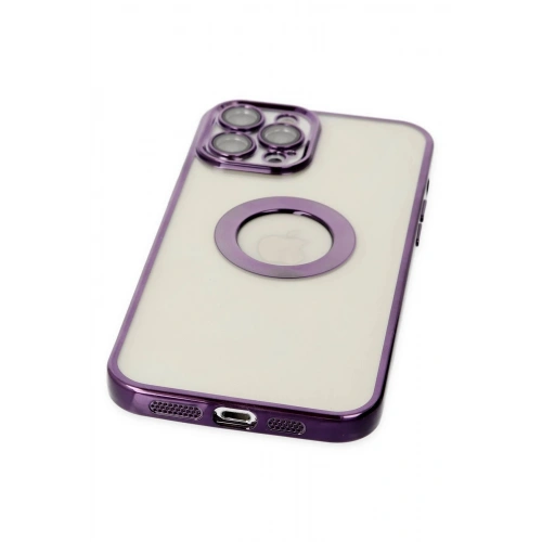 Durukar®  iPhone 12 Pro Kılıf Slot Silikon - Mor