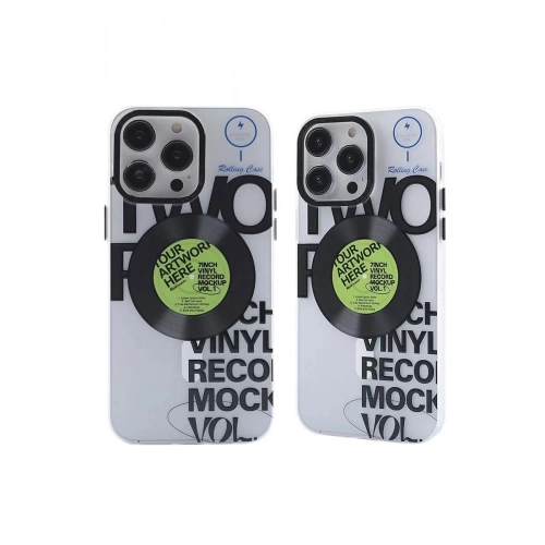 Durukar®  iPhone 12 Pro Max Kılıf Apollo Magneticsafe Desenli Kapak - Apollo Şeffaf - 5