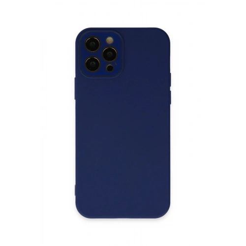Durukar®  iPhone 12 Pro Max Kılıf Lansman Glass Kapak - Sky Blue
