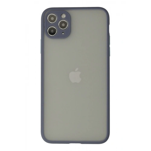 Durukar®  iPhone 12 Pro Max Kılıf Montreal Silikon Kapak - Gri