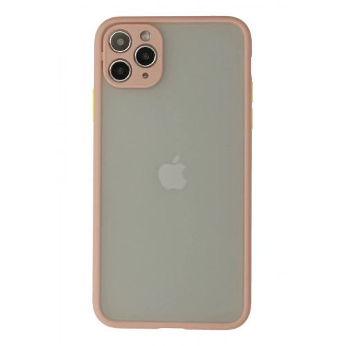 Durukar®  iPhone 12 Pro Max Kılıf Montreal Silikon Kapak - Pembe