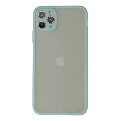 Durukar®  iPhone 12 Pro Max Kılıf Montreal Silikon Kapak - Turkuaz