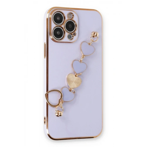 Durukar®  iPhone 13 Pro Kılıf Esila Silikon - Lila